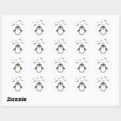 Chirp Penguin Leuke Emoji Ronde Sticker (Vel)