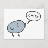 Chirpy Bird Briefkaart (Voorkant)
