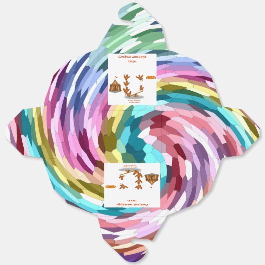 Chirpy Chickens acrobat squad Bedankdoosjes (Ongevouwen)