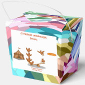 Chirpy Chickens acrobat squad Bedankdoosjes (Achterkant)