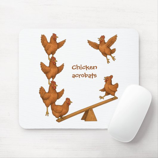 Chirpy Chickens acrobat squad Muismat (Met muis)