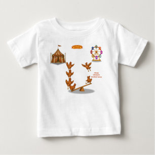 Chirpy Chickens acrobaten squad Baby T-Shirt