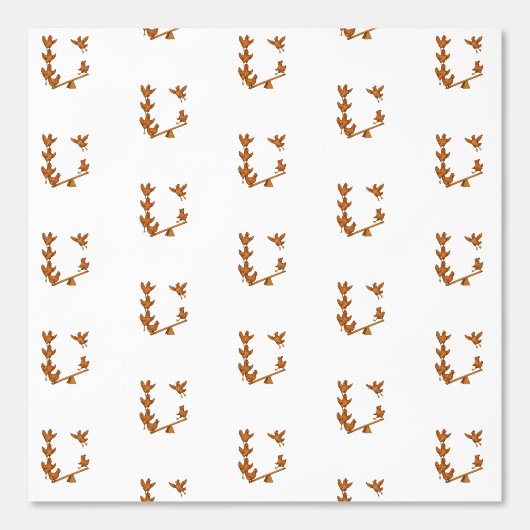 Chirpy Kippen acrobaten squad Behang (Voorkant)