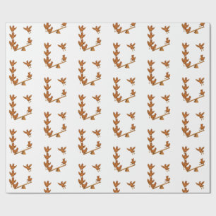 Chirpy Kippen acrobaten squad Cadeaupapier
