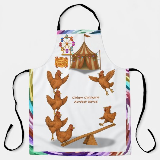 Chirpy Kippen acrobaten squad Schort (Voorkant)