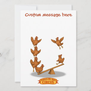 Chirpy Kippen acrobatiek squad Kaart