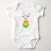 Chirpy Melody Baby Bodysuit. Romper (Voorkant)