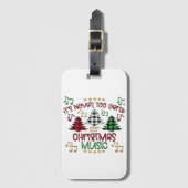 Chirstmas Bagagelabel (Voorkant (verticaal))