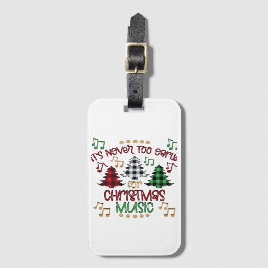 Chirstmas Bagagelabel (Voorkant (verticaal))