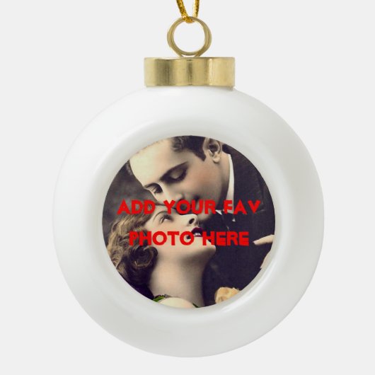  Chirstmas Ball Ornament - Uw foto (Voorkant)