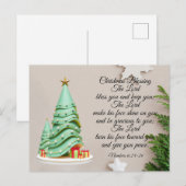 Chirstmas Blessing Briefkaart (Voorkant / Achterkant)
