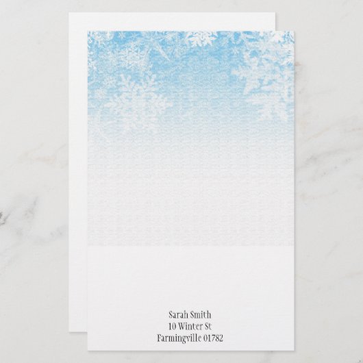 Chirstmas Briefpapier (Voorkant / Achterkant)