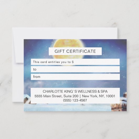 Chirstmas Business Cadeaubonnen (Achterkant)