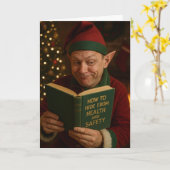 Chirstmas card 'How to hide from Health & Safety'  Kaart (Gele Bloem)