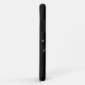 Chirstmas iPhone Case Golden Glitter Deer (Achterkant/rechts)