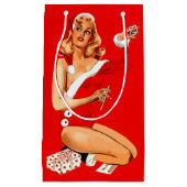 Chirstmas Pin-Up Klein Cadeauzakje (Voorkant)