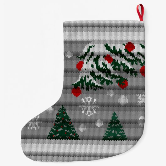 Chirstmas Stocking Custom Blue Kerstmis Stockings Grote Kerstsok (Achterkant)