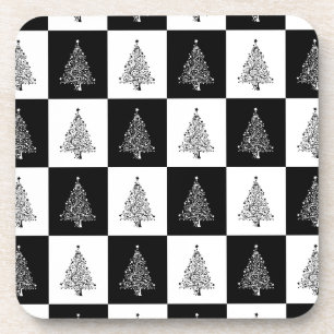 Chirstmas Tree Chess Drankjes Onderzetter