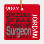 chirurg Extraordinaire CUSTOM Keramisch Ornament (Voorkant)