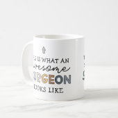 chirurg Funny Geweldige Beste chirurgische Gift Koffiemok (Voorkant links)