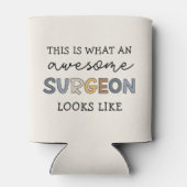 chirurg Geweldige chirurg Blikjeskoeler (Achterkant)