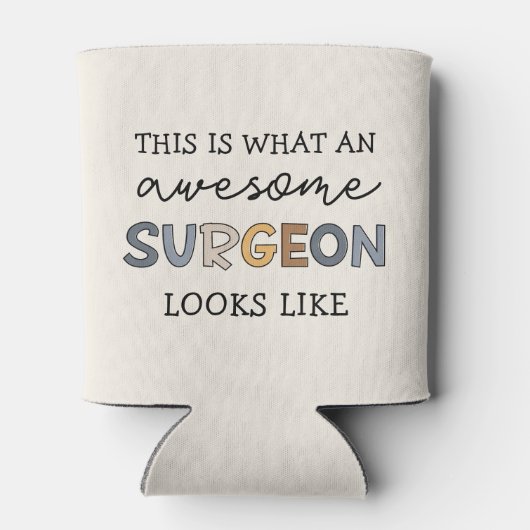 chirurg Geweldige chirurg Blikjeskoeler (Achterkant)