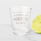 chirurg Geweldige chirurg Shot Glas (Achterkant)