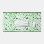 chirurg groen medisch dokterspatroon bureaumat (Keyboard & Muis)