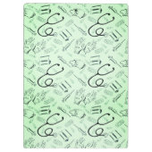  chirurg groene arts klembord (Achterkant)