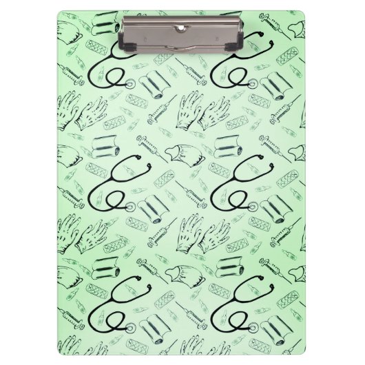  chirurg groene arts klembord (Voorkant)