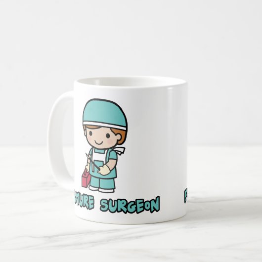 chirurg (jongen) koffiemok (Voorkant links)