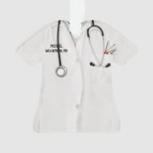 Chirurg Kerst Vakantie Gift Ornament (voorkant)