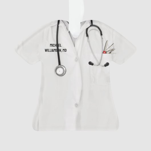 Chirurg Kerst Vakantie Gift Ornament (voorkant)