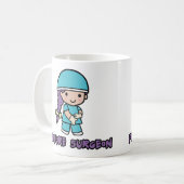 chirurg (meisje) koffiemok (Voorkant links)