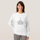 Chirurg zegt: Stop met het slaan van lange hoes T-shirt (Voorkant volledig)