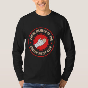 Chirurgie gebroken pols cast t-shirt