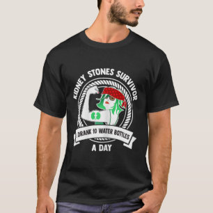 Chirurgie Gift - Flexing Vrouw Nierstenen Survivo T-shirt