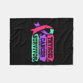 Chirurgie herstel voor vrouwen schildklierkanker o fleece deken (Voorkant (Horizontaal))