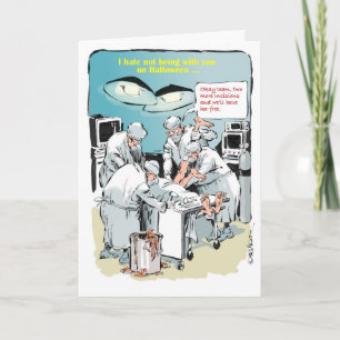 Chirurgie mist je Halloween-kaart Kaart