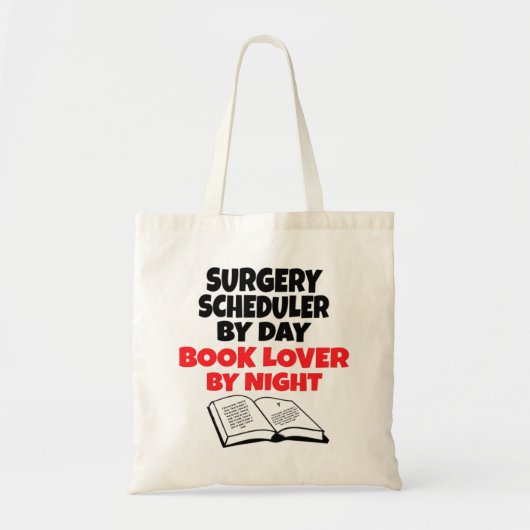 Chirurgie Scheduler houdt van lezen Tote Bag (Voorkant)