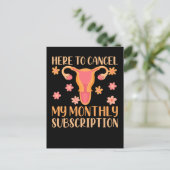 Chirurgie Uterus Verwijdering Hysterectomie Herste Briefkaart (Staand voorkant)