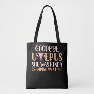 Chirurgie Uterus Verwijdering Hysterectomie Herste Tote Bag