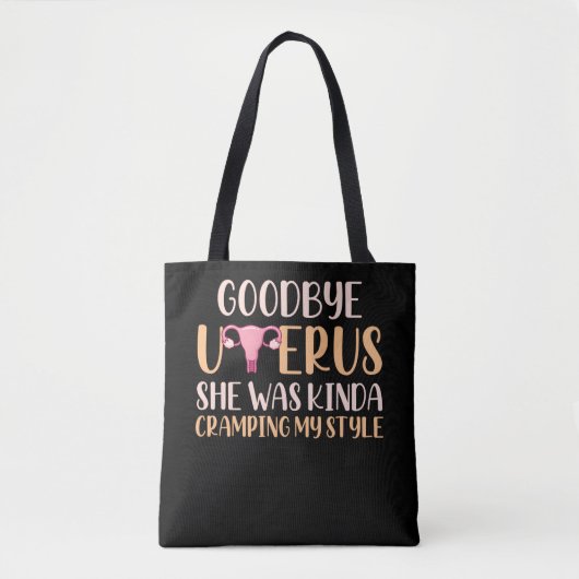 Chirurgie Uterus Verwijdering Hysterectomie Herste Tote Bag (Voorkant)
