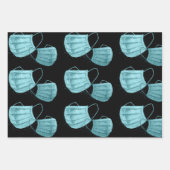 Chirurgisch Masker Verpakkende Document Vlakke Bla Inpakpapier Vel (Voorkant)