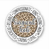 Chirurgisch Tech Chirurgisch Leven Chirurgisch Tec Sticker (Voorkant)