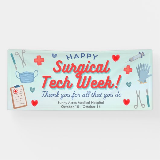 Chirurgisch technicus waarderingsweek banner (Horizontaal)