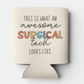 Chirurgisch Technoloog Funny Chirurgie OF Tech Cad Blikjeskoeler (Achterkant)