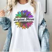 Chirurgisch Verpleegkundige Beroep Rainbow Zonnebl T-shirt