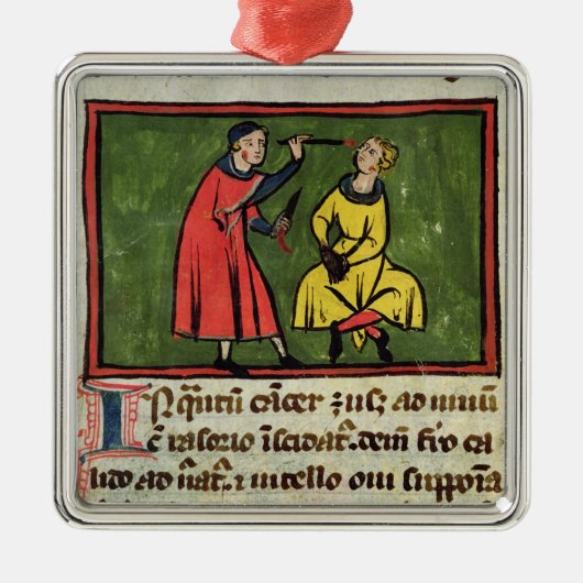 Chirurgische behandeling uit een editie metalen ornament (Voorkant)