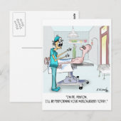 Chirurgische Cartoon 9369 Briefkaart (Voorkant / Achterkant)